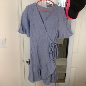 Gap Linen wrap dress